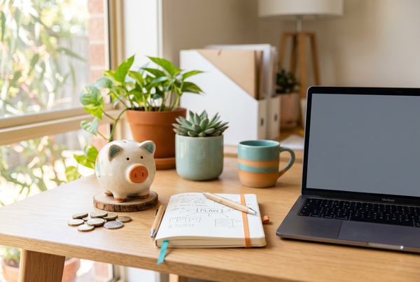 A small business owner comparing the cost of an agency retainer against a simple social media tool